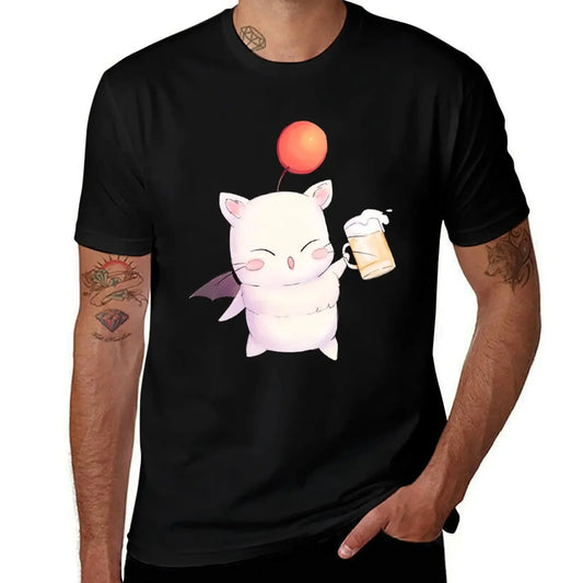 Moogle\t T-Shirt vintage clothes boys whites Anime t-shirt tshirts for men