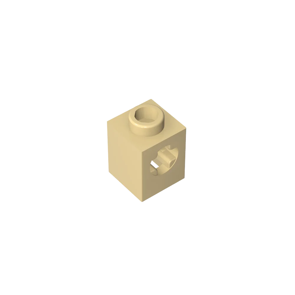 Gobricks GDS-2196 Technical Brick 1 x 1 with Axle Hole | Building Block for Lego