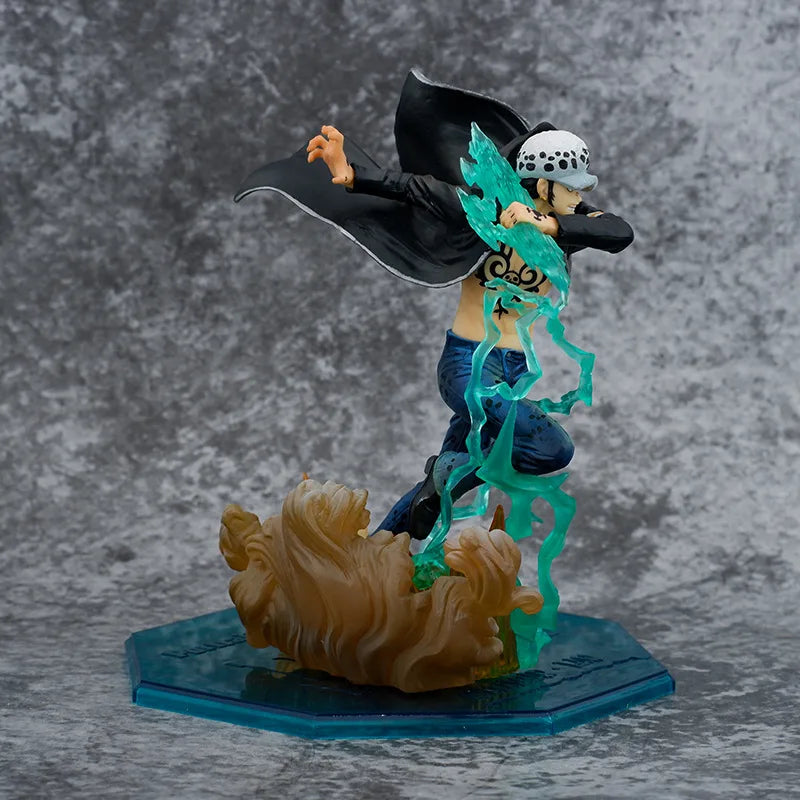 Trafalgar D. Water Law Anime Figure, One Piece Action Figurines Pvc Statue Figure 17 CM