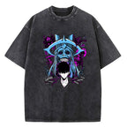 Solo Leveling Vintage T-shirt: Washed Cotton Streetwear