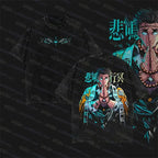 Gyomei Himejima T-shirt: Demon Slayer Vintage Washed Tee