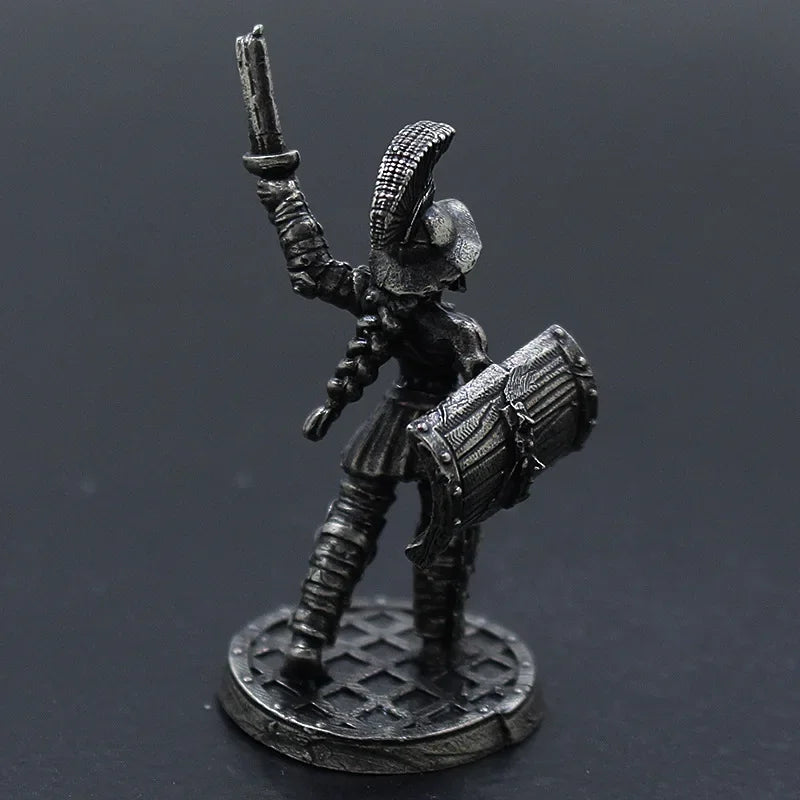 1Pcs Ancient Spartan Rome Soliders Figurines Miniatures Vintage Metal Soldiers Model Statue Desktop Ornament Gift