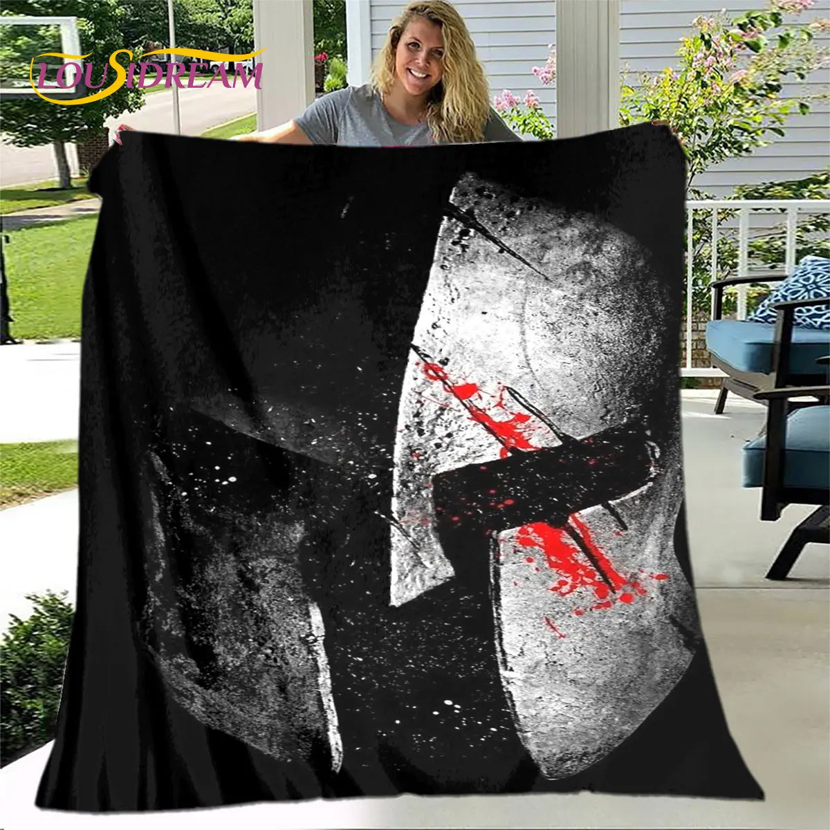 Cavalier Knight Templar Crusaders Games Soft Plush Blanket,Flannel Blanket Throw Blanket for Living Room Bedroom Bed Sofa Picnic
