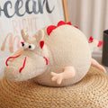 Giant Chubby Dragon Plush Toy – Cute Round Dragon Pillow Stuffed Animal