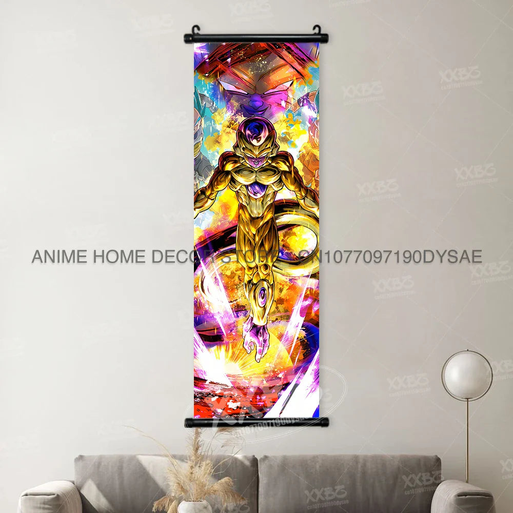 Dragon Ball Posters: Goku & Vegeta Anime Wall Scrolls