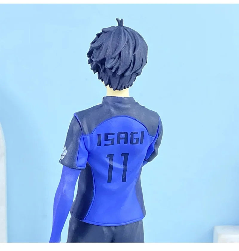 Isagi Yoichi Anime Figure, Blue Lock Action Figurines Standing Statue 18 CM