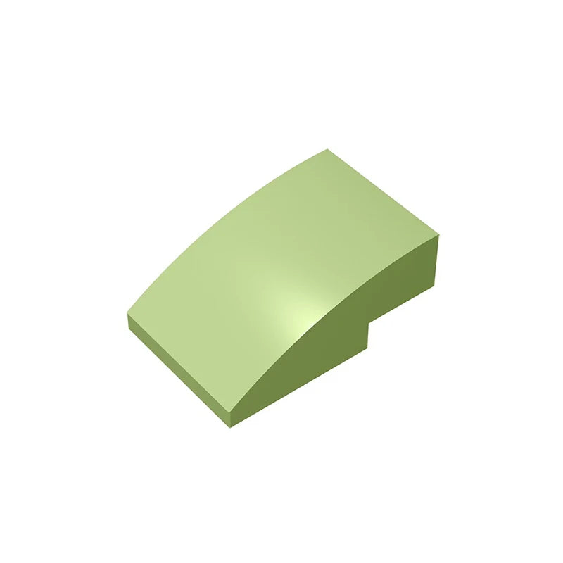 Gobricks GDS-1123 Slope, Curved 3 x 2 Building Block | Compatible with Lego 24309
