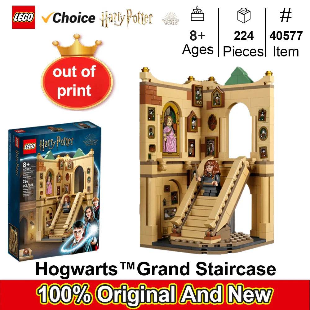 LEGO 40577 Harry Potter Hogwarts Grand Staircase Building Kit Exclusive Set 224PCS out of print - 40577