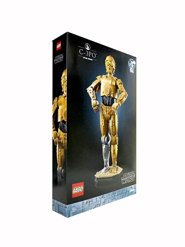 LEGO 75398 Star Wars C-3PO Buildable Droid Figure,Collectible Set,Display Model,Nostalgic Toy Idea for Adults,Fans or Collectors - 75398
