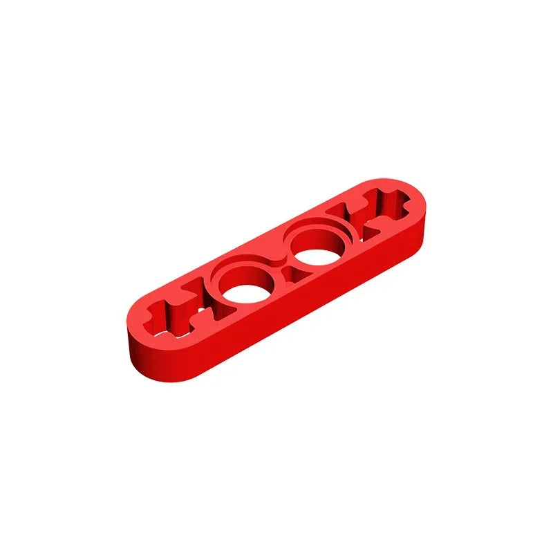 Gobricks GDS-690 Technical Liftarm Thin 1 x 4 with Axle Holes | Compatible Building Block Part 32449