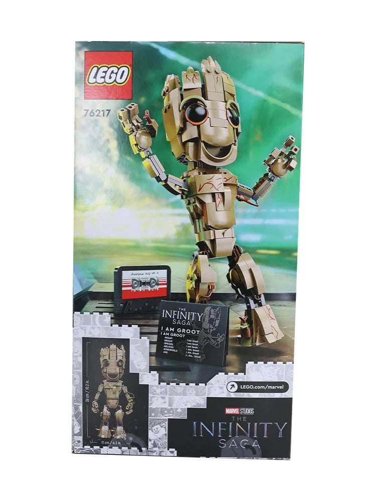 LEGO 76217 Super Heroes Marvel I am Groot Building Kit; Collectible Baby Groot Model for Play and Display; for Kids Aged 10+ - LEGO76217