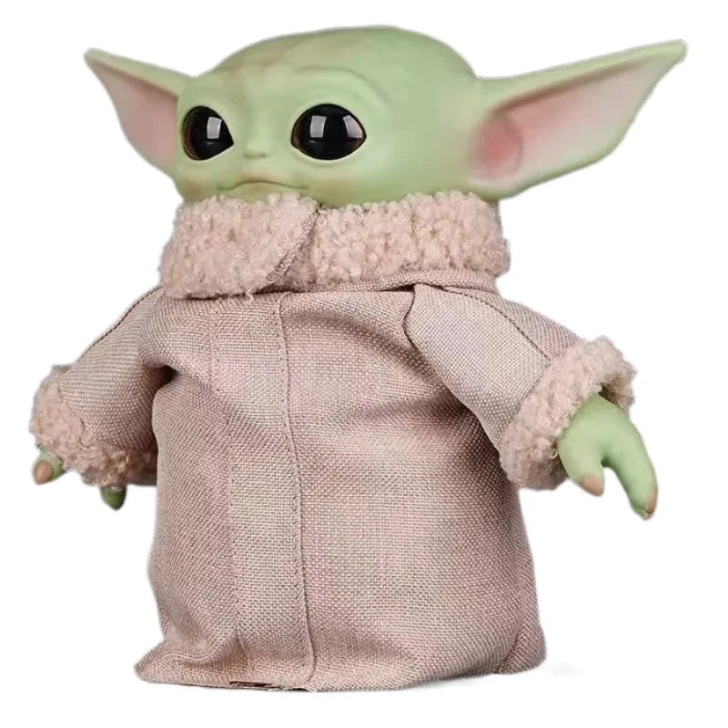 Bata de felpa de Star Wars Baby Yoda Mini muñeco mandaloriano adorno figura embolsada