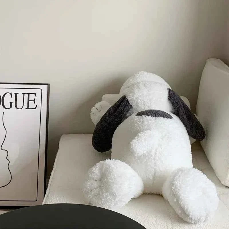 Snoopy Plush Cushion – Large Stuffed Dog Pillow for Sofa & Bed