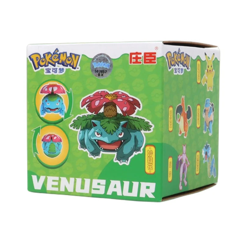 Pokemon Pokeball Anime Figures Toys, Pikachu Gengar Dragonite Snorlax Lapras Pocket Pokeball Toys