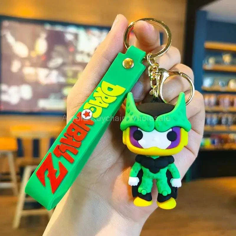 Dragon Ball Z Key Chains Anime Series Car Pendant Keyring Kids Accessories Gifts