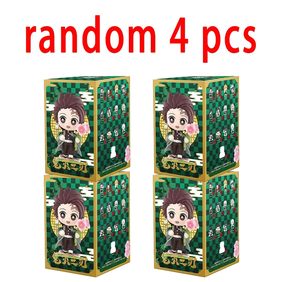 Demon Slayer Blind Box: 12pcs Tanjiro Nezuko Anime Figures