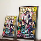 Demon Slayer Good Quality Prints and Posters Waterproof Paper Sticker Coffee House Bar Posters Wall Stickers