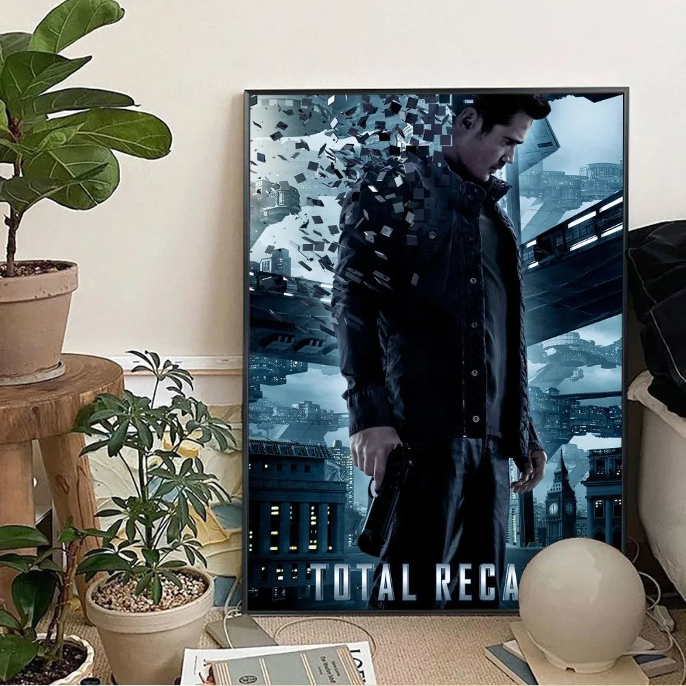 Total Recall (1990) Artwork Movie Poster Painting Wall Art Picture Canvas Prints Home Decoration Poster for Living Room No Frame