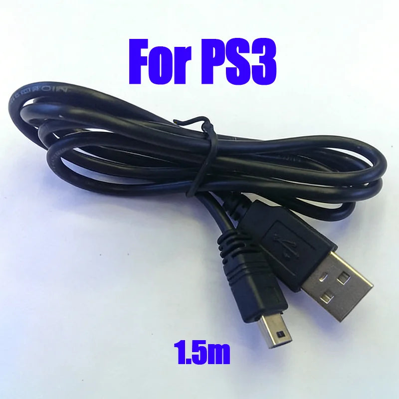 Controller Charging Cable | USB Power Cord for Sony PlayStation 3