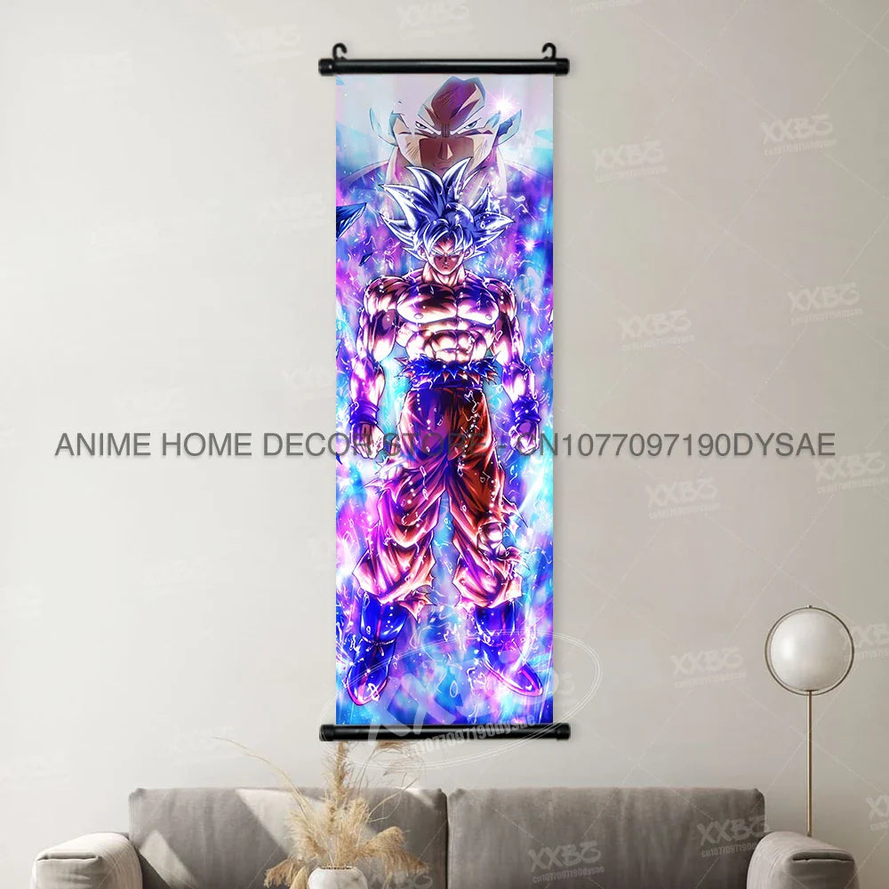 Dragon Ball Posters: Goku & Vegeta Anime Wall Scrolls