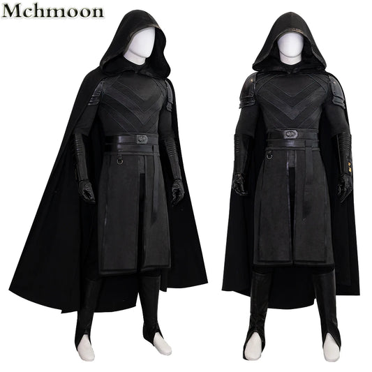 Archmage Costume Cosplay  Cape Pants Full Set Deluxe Battle Duel Suit Halloween Outfits Villains Role-playing
