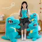 Kawaii Blue Baby Crocodile Anime Plush Toy – Soft Stuffed Animal Pillow Doll (30–80cm)