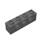 Gobricks GDS-625 Technical Brick 1x4 3-Hole | Compatible with Lego 3701