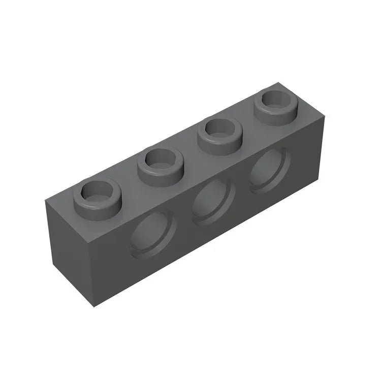 Gobricks GDS-625 Technical Brick 1x4 3-Hole | Compatible with Lego 3701