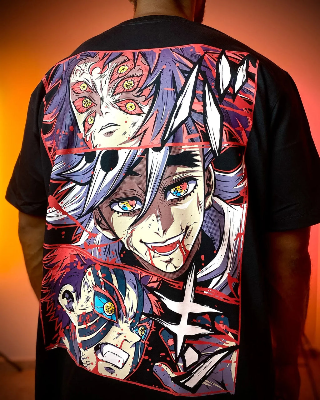 Demon Slayer Graphic T Shirts Oversized Hip Hop Streetwear