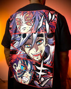 Demon Slayer Graphic T Shirts Oversized Hip Hop Streetwear