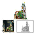 3306PCS St. Andrew's Church Building Block Medieval European Church Model Bricks Set With Light Desktop Decoration Kids Toy Gift - St Andrew Church