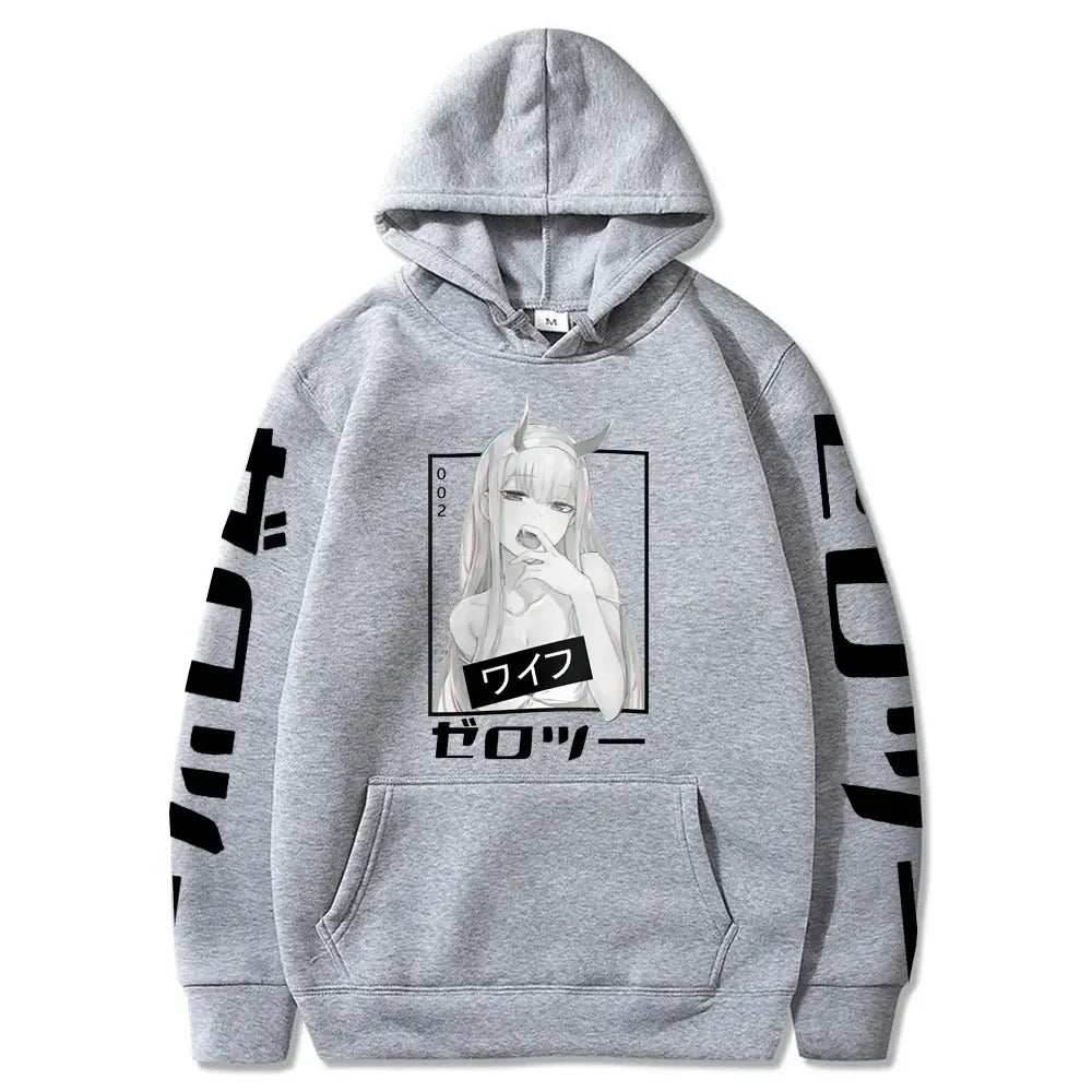 Power - Chainsaw Man Oversized Hoodie - Light Grey / S