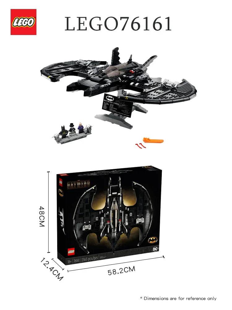 LEGO 76161 Superhero Batwing 1989 Batman Assembled Building Blocks Toy Children's Day Gift - LEGO76161