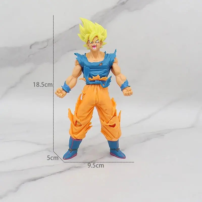 18 cm Son Goku Super Saiyan Figure Anime Dragon Ball Goku DBZ Action Figure Toys Model Gifts Collectible Figurines for Kids