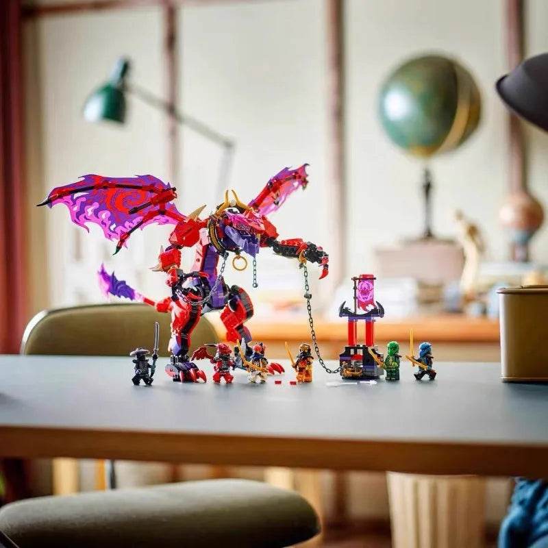 Lego Ninjago 71832 Chaos Raptor Thunder Teeth Boys Girls Children's Building Block Toys - 