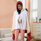 Demon Slayer Blanket: Tanjiro Anime Bathrobe & Cosplay Shawl