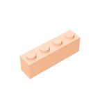 Gobricks GDS-534 Brick 1 x 4 without Bottom Tubes | Compatible Building Block Set