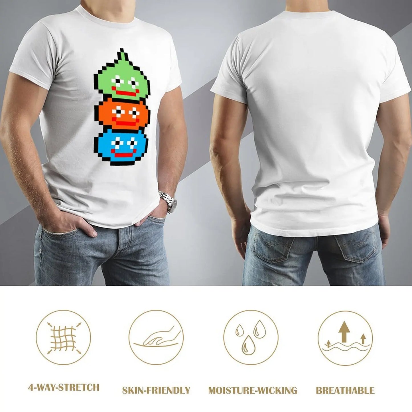 Slime Stack à vendre T-shirt col rond campagne T-shirt Premium Nerd loisirs taille USA