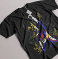 All Might T-shirt: Hawks Hero Armor Strip Anime Gift