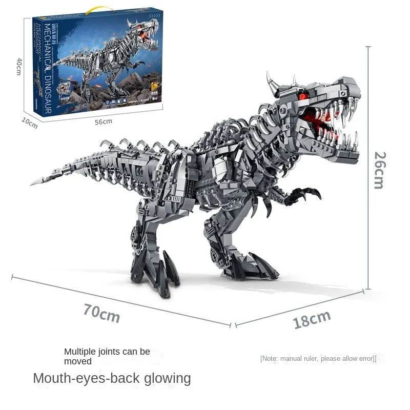 Assembling building blocks compatible with LEGO Godzilla vs. Kong, difficult assembly model, mechanical monster ornament toy - Mechagodzilla1446pcs