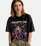 Saint Seiya Shiryu T-shirt: Loose Cotton Anime Pattern Tee