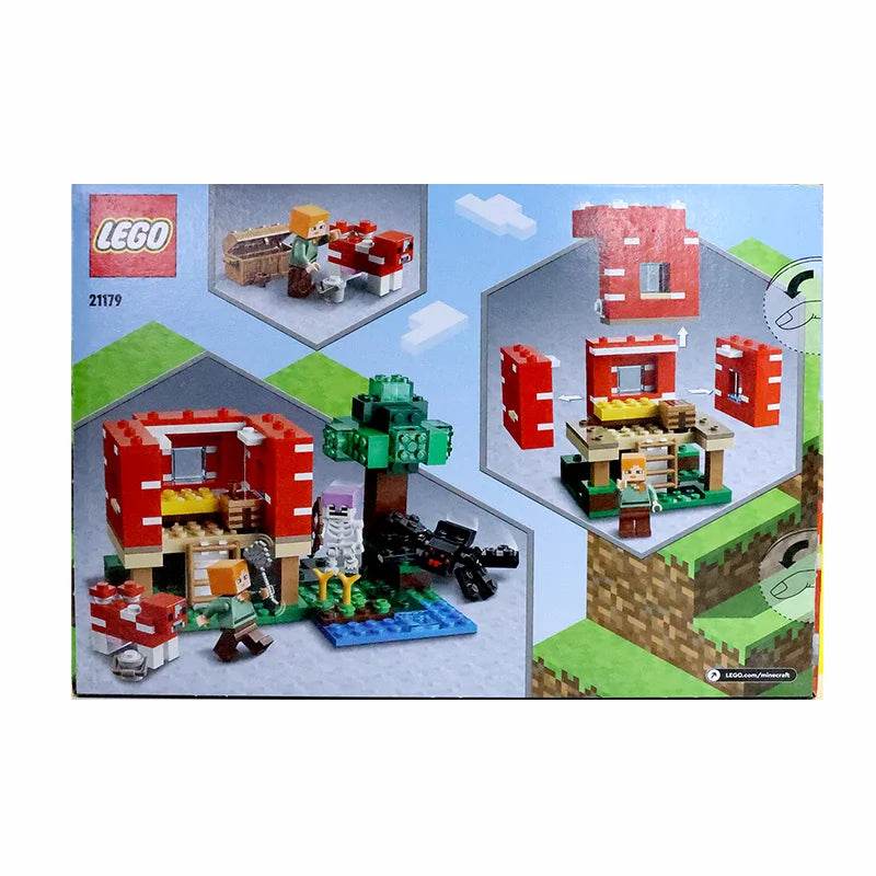 LEGO 21179 Minecraft The Mushroom House Set - LEGO21179