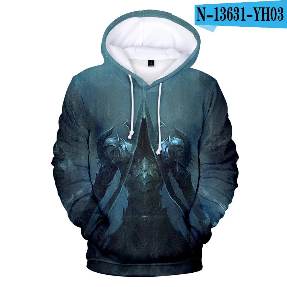 Diablo III 3D Hoodie - Autumn Winter Sweatshirt for All