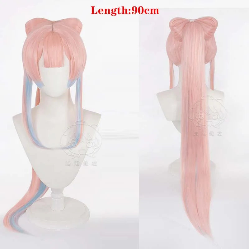 Sangonomiya Kokomi Cosplay Costume Perle de Sagesse Kokomi Tenue Robe Perruque Ensemble Complet Comic Con