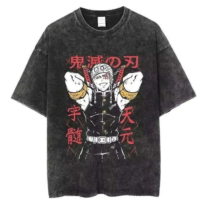 Demon Slayer Rengoku Flame Hashira Anime T-Shirt | Summer