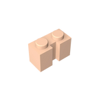 Gobricks GDS-798 Brick 1x2 with Groove | Compatible Building Block for DIY Sets