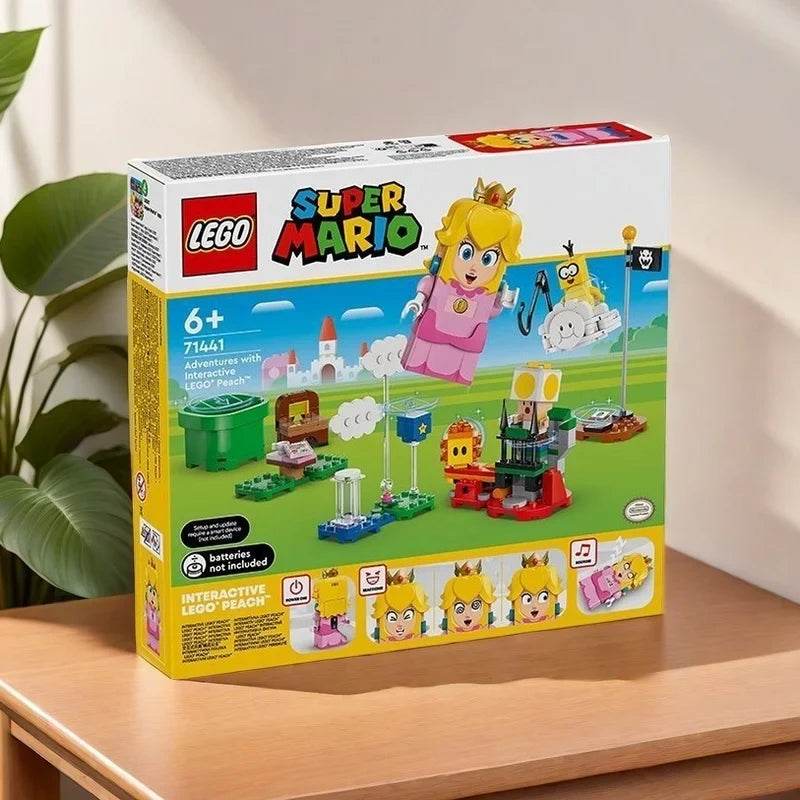 71441 LEGO Adventures with Interactive LEGO Peach ,Super Mario Playset for Kids, Yellow Toad Figure - United States