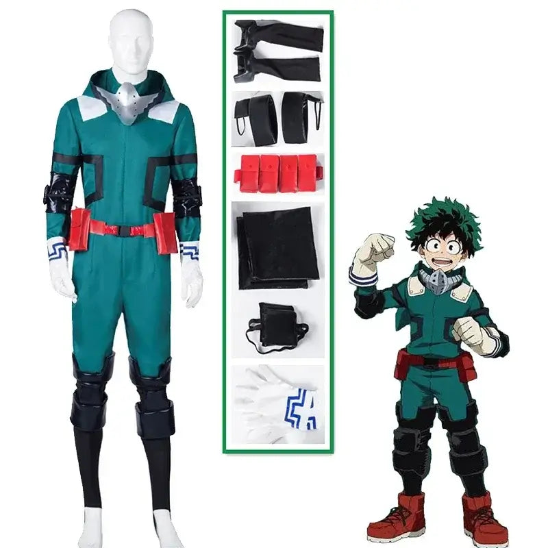 Midoriya Izuku Deku Cosplay Costume My Hero Academia