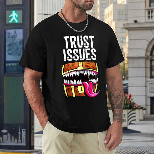 Fresh Mimic Trust Issues Essential for Sale T-shirt  Move Tshirt Premium Funny Sarcastic Travel Eur Size