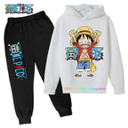 One Piece Hoodies Kids Fashion 2025 Luffy Pullover